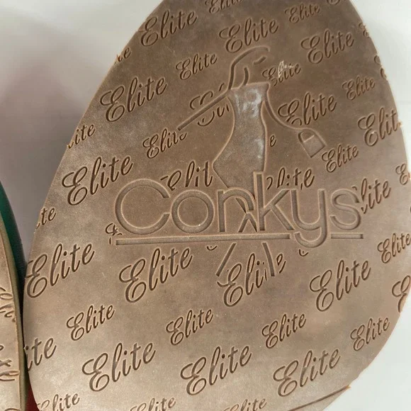 Elite by Corkys‎ Patches Multi Color Leather Patchwork Heeled Mules Size 6 - Picture 8 of 9